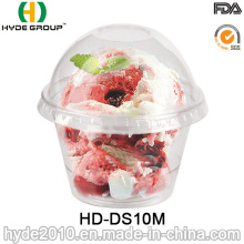 10oz Disposable Plastic Sauce Portion Cup with Lid